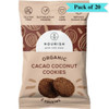 Nourish Grow Cook Enjoy Organic Cacao Coconut Cookies - Pack of 20 (25g each)