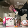 Vivo Life Ignite Functional Energy Fruit Punch Sachet - Pack of 12 (1 Sachet each)