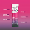 Vivo Life Ignite Functional Energy Fruit Punch Sachet - Pack of 12 (1 Sachet each)