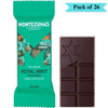 Montezumas Chocolate Royal Mint 74% Dark Organic Mini Bar - Pack of 26 (25g each)