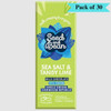Seed & Bean Organic Milk 37% Sea Salt & Tangy Lime Chocolate Bar - Pack of 30 (25g each)