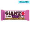 Ma Baker Giant Raspberry Bar - Pack of 20 (90g each)