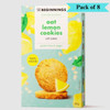 The Beginnings Oat Lemon Cookies - Pack of 8 (80g each)
