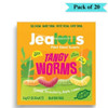 Jealous Sweets Tangy Worms Plant Based Sweets - Pack of 20 (24g each)