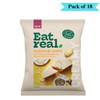 Eat Real Hummus Chips Italian Cheese & Black Pepper - Pack of 18 (45g each)