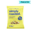 Simply Roasted Mature Cheddar & Red Onion Crisps - Pack of 24 (21.5g each)