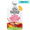 Piccolo Organic Brekkie Strawberry & Banana Stage 1 - Pack of 7 (100g each)