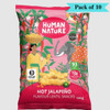 Human Nature Hot Jalapeno & Lime Lentil Snacks - Pack of 10 (100g each)