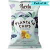 PURELY PLANTAIN Plantain Chips Wild Garlic - Pack of 10 (75g each)