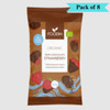 Foodin Organic Raw Chocolate No Added Sugar Strawberry - Pack of 8 (50g each)