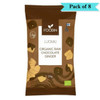 Foodin Organic Raw Chocolate Coated Ginger - Pack of 8 (70g each)