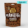 Manilife Cocoa Dusted Peanuts - Pack of 8 (75g each)