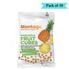 Montagu Pineapple Fruit Cubes - Pack of 10 (40g each)