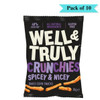 Well and Truly Spicey & Nicey Crunchies Snack - Pack of 10 (30g each)