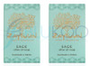 Zaytoun Sage Scented Olive Oil Soap Bar - Pack of 2 (100g each)