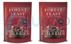 Forest Feast Dark Chocolate Cherries - Pack of 2 (100g each)