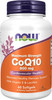 Now Foods CoQ10 with Lecithin & Vitamin E 600mg - 60 Softgels