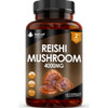 New Leaf Products Reishi Mushroom 4000mg Vegan - 120 Capsules
