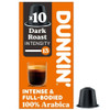 Dunkin Nespresso Compatible Capsules Dark Roast - 10 Capsules