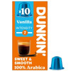 Dunkin Nespresso Compatible Capsules Vanilla - 10 Capsules
