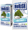 Morish Snacks Organic Sea Salt Seaweed Snacks - Box of 5 (4g each)