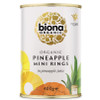 Biona Mini Pineapple Rings in Pineapple Juice Organic - 400g