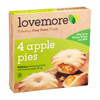 Lovemore Foods 4 Wheat Gluten & Milk Free Apple Pies - 260g