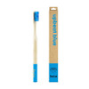 From Earth to Earth Bamboo Toothbrush Upbeat Blue Bright Blue Medium - 1 Unit