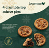 Lovemore Foods Gluten Free 4 Crumble Top Mince Pies - 230g