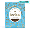 Love Cocoa Honeycomb Thank You Chocolate Bar - 70g (Pack of 12)