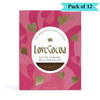 Love Cocoa Salted Caramel Hearts Milk Chocolate Bar - 70g (Pack of 12)