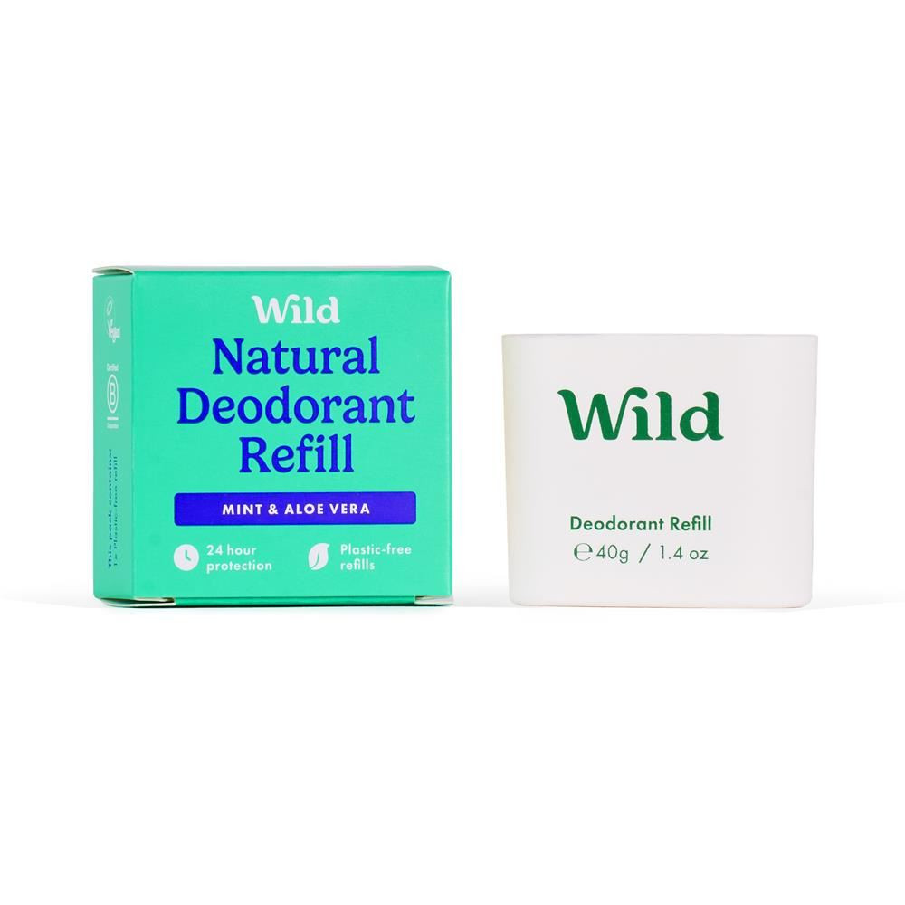 Wild Mint & Aloe Vera Deo Refill 40g Blukoo