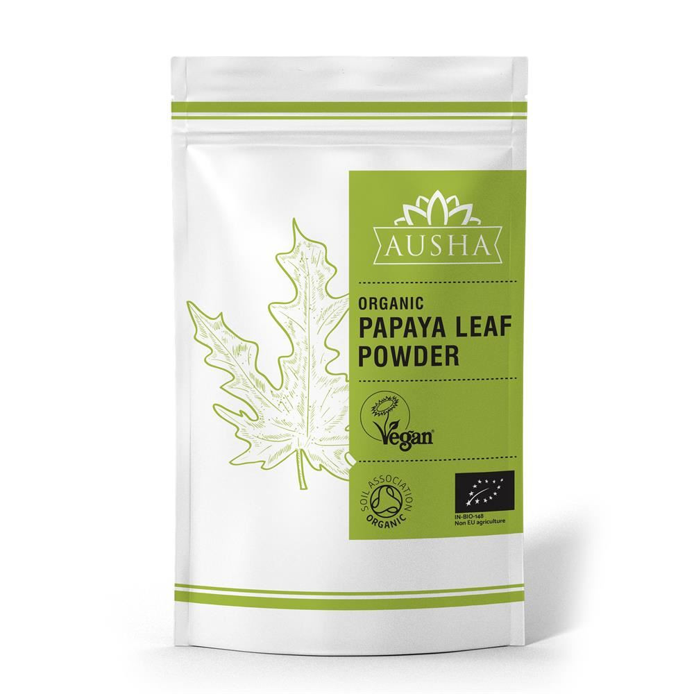 Ausha Organic Papaya Leaf Powder - 100g | Blukoo