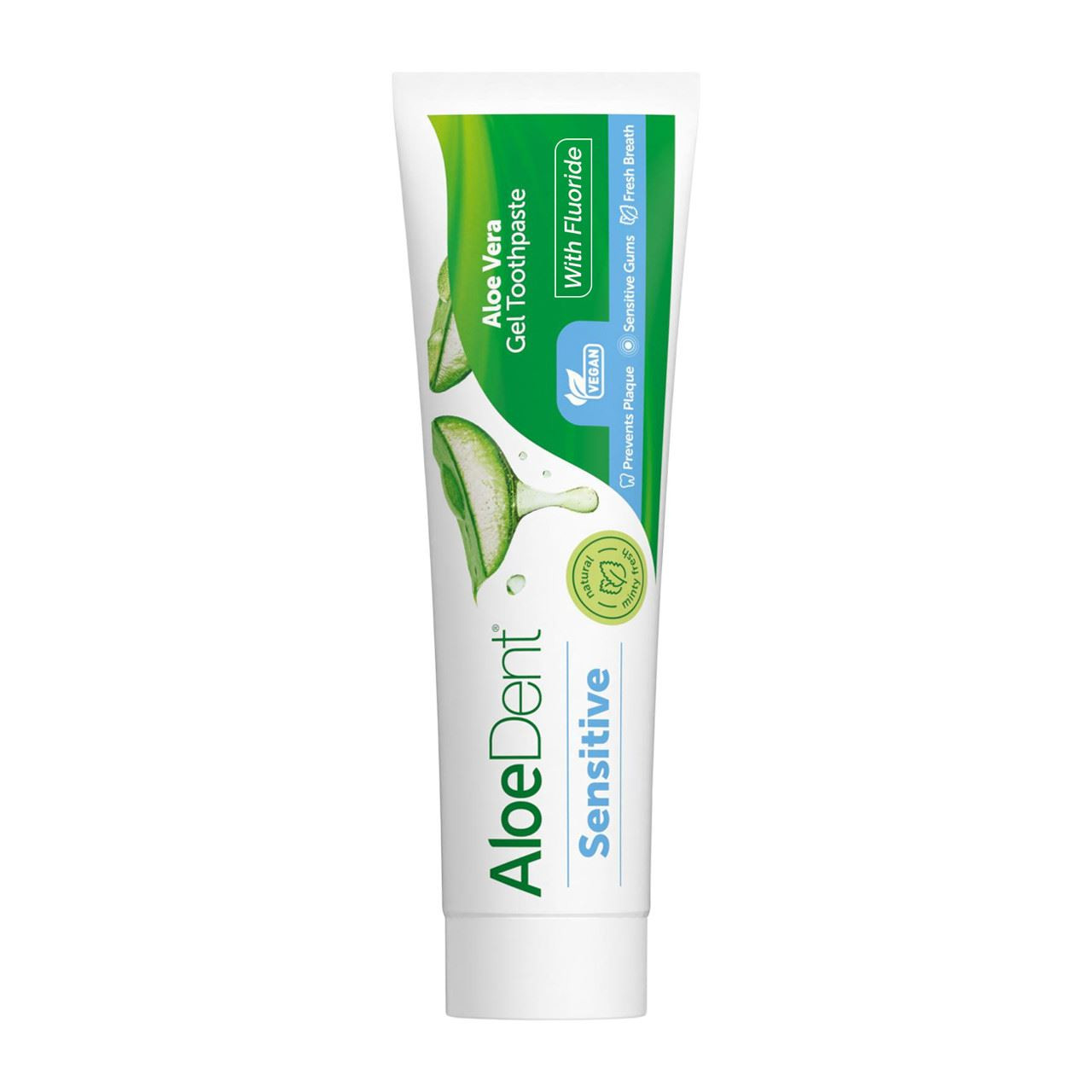 Aloe Dent Sensitive Aloe Vera Gel Toothpaste with Fluoride 100ml | Blukoo