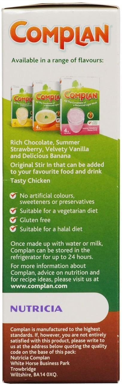 Complan Chocolate Flavour Nutritional Drink - 4 x 57g Sachets | Blukoo