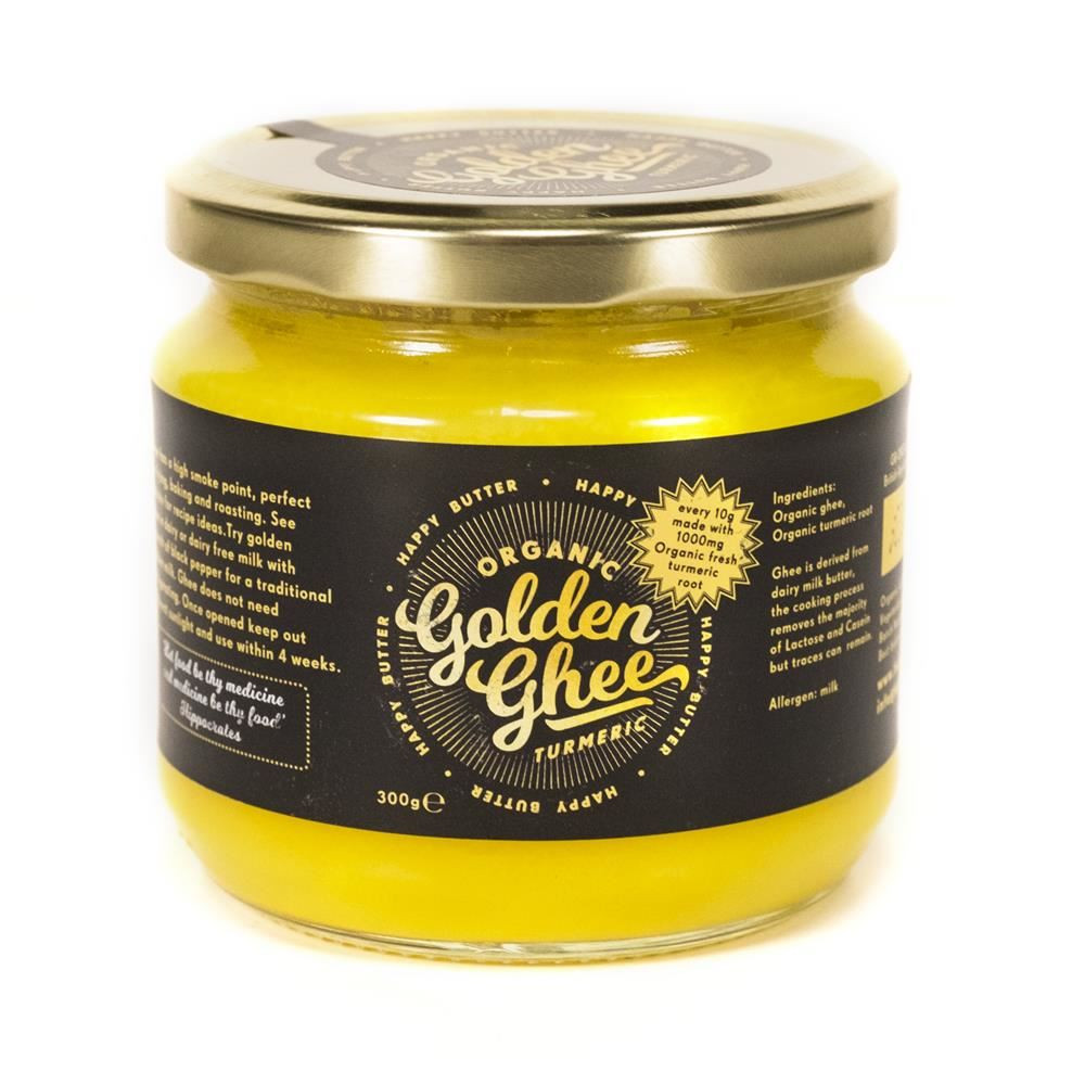 Happy Butter Golden Ghee Turmeric - 300g | Blukoo