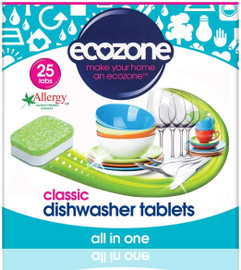 Ecozone Classic Dishwasher Tablets - 25 Tablets Ecozone Classic Dishwasher Tablets - 25 Tablets