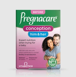 Vitabiotics Pregnacare His & Her Conception - 60 Tablets
