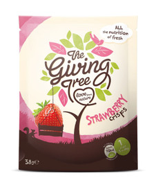 The Giving Tree Freeze Dried Strawberry Crisps - 38g (Pack of 12) The Giving Tree Freeze Dried Strawberry Crisps - 38g (Pack of 12)