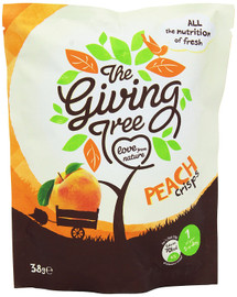 The Giving Tree Freeze Dried Peach Crisps - 38g (Pack of 12) The Giving Tree Freeze Dried Peach Crisps - 38g (Pack of 12)