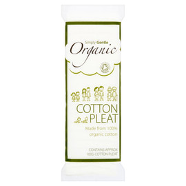 Simply Gentle Organic Cotton Pleats - Pack of 100 Simply Gentle Organic Cotton Pleats - Pack of 100