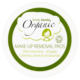 Simply Gentle Organic Cosmetic Lotion Pads - 30 Pads Simply Gentle Organic Cosmetic Lotion Pads - 30 Pads