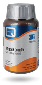 Quest Mega B Complex + 1000mg Vit C - 30 Tablets Quest Mega B Complex + 1000mg Vit C - 30 Tablets