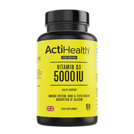 ActiHealth Vitamin D3 5000IU - 90 Tablets ActiHealth Vitamin D3 5000IU - 90 Tablets