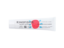 Kingfisher Children's Strawberry Toothpaste (With Fluoride) - 100ml Kingfisher Children's Strawberry Toothpaste (With Fluoride) - 100ml