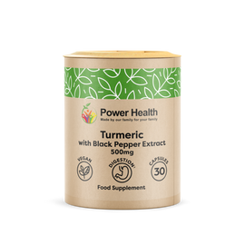 Power Health Turmeric 500mg & Black Pepper 30 Capsules Power Health Turmeric 500mg & Black Pepper 30 Capsules