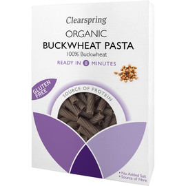 Clearspring Organic Gluten-Free Buckwheat Tortiglioni Pasta - 250g Clearspring Organic Gluten-Free Buckwheat Tortiglioni Pasta - 250g