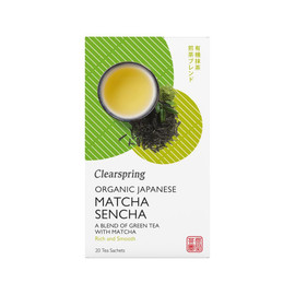 Clearspring Organic Japanese Matcha Sencha - 20 Teabags Clearspring Organic Japanese Matcha Sencha - 20 Teabags