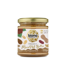 Biona Organic Smooth Mixed Nut Butter - 170g Biona Organic Smooth Mixed Nut Butter - 170g