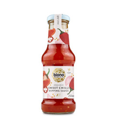 Biona Organic Sweet Chilli Dipping Sauce - 250ml (Pack of 2) Biona Organic Sweet Chilli Dipping Sauce - 250ml (Pack of 2)